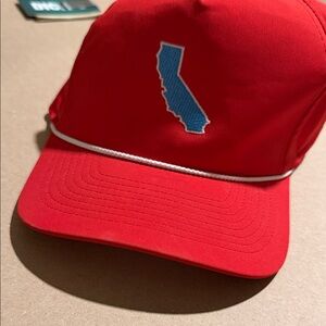 California SnapBack Rope hat new without tags golf